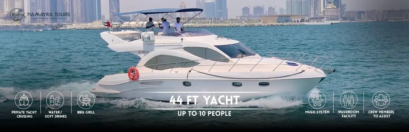 44 Ft Yacht Rental Dubai