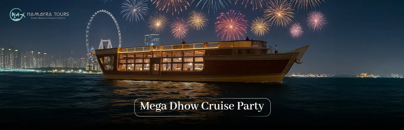 Mega Dhow Cruise Party NYE 2025-26