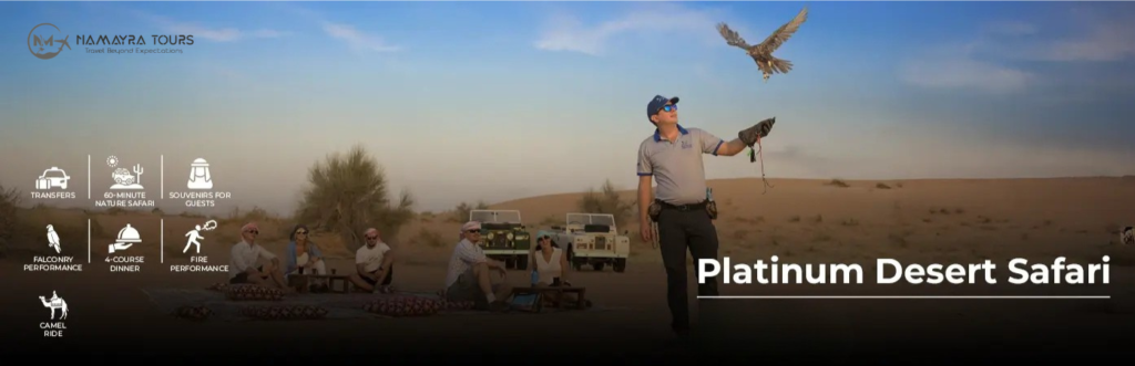 Platinum Desert Safari is one of the most luxurious desert experiences in Dubai, perfect for travelers who want a premium adventure.